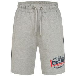 Szorty Lonsdale Sandown. Niebieskie szorty męskie Lonsdale, bez wzorów, z bawełny. Za 172.00 zł.