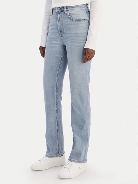 Calvin Klein Jeans Jeansy LV047E612G Niebieski Straight Fit. Niebieskie jeansy damskie Calvin Klein Jeans. Za 409.99 zł.