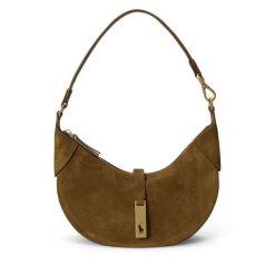 Torebka Polo Ralph Lauren. Zielone torebki klasyczne damskie Polo Ralph Lauren, bez wzorów, bez dodatków. Za 2,199.00 zł.