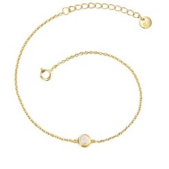 Glanzstücke München Bransoletka z Srebro wysokiej próby w Żółte złoto Bransoletki 1 ct Damski. Żółte bransoletki damskie Glanzstücke München, pozłacane. Za 199.99 zł.