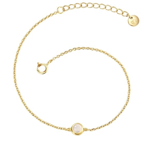 Glanzstücke München Bransoletka z Srebro wysokiej próby w Żółte złoto Bransoletki 1 ct Damski. Żółte bransoletki damskie Glanzstücke München, pozłacane. Za 199.99 zł.