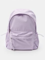 Plecak z kieszenią na laptopa - fioletowy. Fioletowe plecaki damskie Sinsay, bez wzorów. Za 49.99 zł.