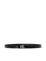 LAUREN RALPH LAUREN Pasek 412P18556001 Czarny. Czarne paski damskie Lauren Ralph Lauren, bez wzorów, ze skóry. Za 469.99 zł.
