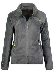 Geographical Norway Kurtka polarowa "Upaline" w kolorze szarym rozmiar: XXL. Szare kurtki damskie Geographical Norway, xxl, bez wzorów, z materiału, bez kaptura. Za 87.40 zł.