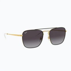 Okulary przeciwsłoneczne Ray-Ban RB3588. Czarne okulary przeciwsłoneczne męskie Ray-Ban. Za 569.99 zł.