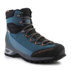 Buty La Sportiva Trango Trk GTtx 31D623205 niebieskie. Niebieskie buty trekkingowe męskie z gore-texu, bez zapięcia, wspinaczkowe, gore-tex. Za 1,444.65 zł.