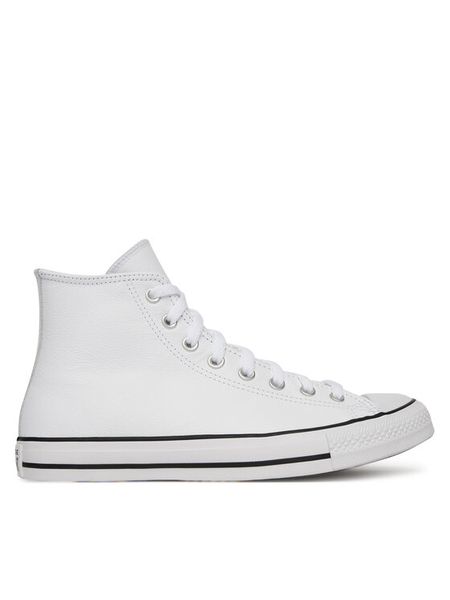 Converse Trampki Chuck Taylor All Star Leather A10554C Biały. Białe trampki i tenisówki męskie Converse, bez wzorów, ze skóry, bez zapięcia. Za 239.99 zł.