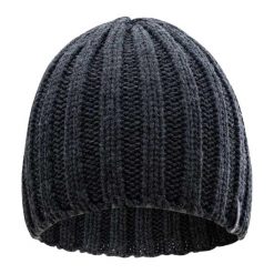Czapka Unisex Dla Dorosłych Rupert Beanie. Szare czapki męskie Hi-tec, bez wzorów, z dzianiny. Za 49.99 zł.