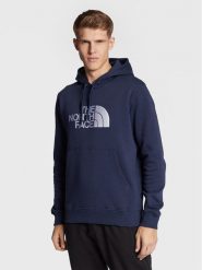 The North Face Bluza Drew Peak NF00AHJY Granatowy Regular Fit. Niebieskie bluzy bez kaptura męskie The North Face, m, z bawełny. Za 219.99 zł.