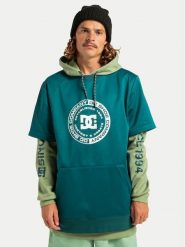 DC Shoes Bluza Dryden ADYFT03440 Zielony Regular Fit. Zielone bluzy bez kaptura męskie DC Shoes, m, z syntetyku. Za 549.99 zł.