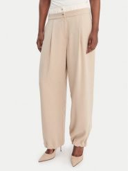 Liu Jo Sport Spodnie materiałowe TA6150 TS923 Beżowy Regular Fit. Brązowe spodnie materiałowe damskie Liu Jo Sport, bez wzorów, z materiału, sportowe. Za 689.99 zł.