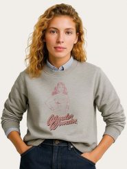 WOOOP Bluza "Wonder Woman Pink" w kolorze szarym rozmiar: XL. Szare bluzy bez kaptura damskie Wooop, xl. Za 108.99 zł.