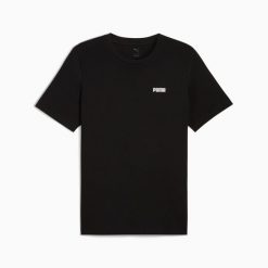 Puma Koszulka Ess Small Logo 68676001. Czarne t-shirty sportowe męskie Puma, m, z bawełny, bez ramiączek, trekkingowe. Za 59.99 zł.