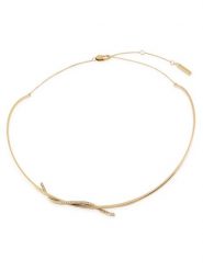 Calvin Klein Naszyjnik 35000511 Złoty. Żółte naszyjniki damskie CALVIN KLEIN, metalowe. Za 429.99 zł.