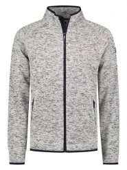 NEW ZEALAND AUCKLAND Kurtka polarowa w kolorze kremowym rozmiar: XL. Brązowe kurtki męskie New Zealand Auckland, xl, bez wzorów, z polaru, bez kaptura. Za 199.95 zł.