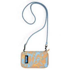 Portfel Kavu Go Time - sky bloom. Brązowe portfele damskie KAVU, bez wzorów. Za 130.99 zł.