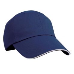 Czapka Z Daszkiem W Jodełkę. Szare czapki z daszkiem damskie RESULT HEADWEAR, bez wzorów. Za 38.99 zł.