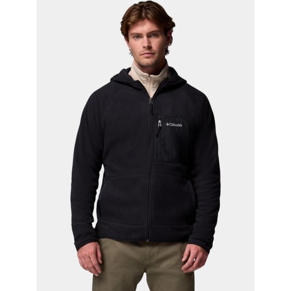 Sweter Męski Columbia Fast Trek Overlay. Czarne swetry męskie Columbia, m, bez wzorów, bez kołnierzyka. W wyprzedaży za 313.65 zł.