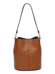 Maison héritage PARIS Skórzana torebka "Bruna Graine" w kolorze jasnobrązowym - 26 x 23 x 16 cm rozmiar: onesize. Brązowe torebki klasyczne damskie maison héritage PARIS, bez wzorów, z materiału, bez dodatków. Za 295.99 zł.