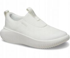 Buty Sportowe Sneakersy Dla Dorosłych Crocs Mellow Ease Slip On. Białe buty sportowe na co dzień męskie Crocs, z materiału, bez zapięcia. Za 263.99 zł.