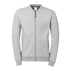 Kurtka z dresu Uhlsport ID College. Szare kurtki damskie UHLSPORT, bez wzorów, z dresówki, eleganckie, bez kaptura. Za 276.50 zł.