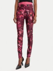 Versace Jeans Couture Legginsy 79HAC101 JS501 Różowy Slim Fit. Czerwone jeansy damskie Versace Jeans Couture, bez wzorów, z jeansu. Za 589.99 zł.