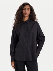 Vero Moda Koszula Fanni 10337791 Czarny Oversize. Czarne koszule damskie Vero Moda, xs, bez wzorów, z syntetyku, bez kołnierzyka, bez ramiączek. Za 179.99 zł.