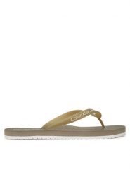 Calvin Klein Jeans Japonki Thong+ Tpu YM0YM01265 Brązowy. Brązowe klapki i japonki męskie Calvin Klein Jeans, z jeansu. Za 89.99 zł.