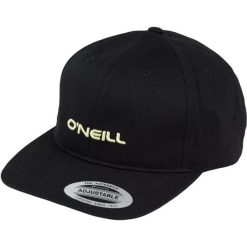 Czapka O'Neill Shore Cap, Dla obu płci. Czarne czapki męskie O'neill, bez wzorów, z bawełny, sportowe. Za 190.00 zł.