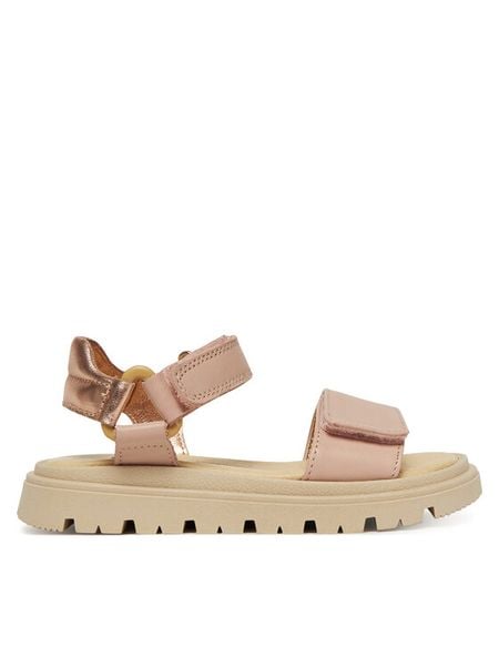 Primigi Sandały 7938622 S Różowy. Czerwone sandały dziewczęce Primigi, ze skóry, bez zapięcia. Za 259.99 zł.