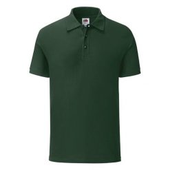 Koszulka Polo Męska Dopasowana. Zielone koszulki polo męskie Fruit of the Loom, m, bez wzorów, bez ramiączek. Za 67.99 zł.