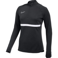 Bluza Damska Academy 21 DriFIT Quarter Zip Drill Top. Czarne bluzy bez kaptura damskie Nike. Za 196.99 zł.
