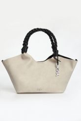 Torebka damska z imitacji zamszu DKNY. Torebki klasyczne damskie DKNY, bez wzorów, bez dodatków. Za 759.00 zł.