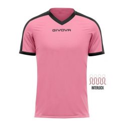 Koszulka piłkarska dla dorosłych Givova Revolution Interlock. Czarne bluzki damskie Givova, s, bez wzorów, bez kołnierzyka. Za 159.99 zł.