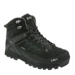 Cmp Buty Moon Mid Wp 31Q4797-U901. Czarne buty trekkingowe męskie CMP, bez zapięcia, trekkingowe. Za 488.99 zł.