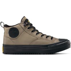 Buty sportowe męskie Converse Chuck Taylor All Star Malden Street Water. Brązowe buty sportowe na co dzień męskie Converse, z materiału, bez zapięcia, na fitness i siłownię. Za 590.00 zł.