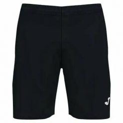 Spodenki do tenisa męskie Joma Open III. Czarne szorty męskie Joma, bez wzorów, z poliesteru. Za 104.95 zł.