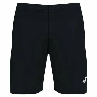 Spodenki do tenisa męskie Joma Open III. Czarne szorty męskie Joma, bez wzorów, z poliesteru. Za 171.00 zł.