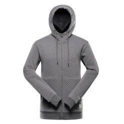 Bluza z kapturem Alpine Pro Lel. Szare bluzy z kapturem męskie Alpine Pro, l, z materiału. Za 479.25 zł.
