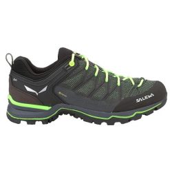 Buty trekkingowe męskie Salewa MS Mtn Trainer Lite Gtx. Zielone buty trekkingowe męskie Salewa, z materiału, bez zapięcia, trekkingowe. Za 859.99 zł.