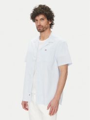 Tommy Jeans Koszula DM0DM20895 Błękitny Regular Fit. Niebieskie koszule męskie Tommy Jeans, m, bez wzorów, z bawełny, bez kołnierzyka, bez ramiączek. Za 189.99 zł.