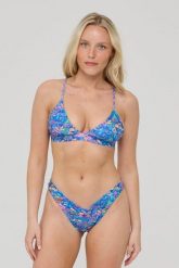 Bikini Top How High Boost 'Em Up. Niebieskie bikini damskie OOSC, bez wzorów. Za 122.99 zł.