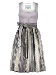 Turi Landhaus Sukienka "Bara" w kolorze jasnoszarym rozmiar: 42. Szare sukienki damskie Turi Landhaus, na imprezę, bez wzorów, bez kołnierzyka, bez ramiączek. Za 388.35 zł.