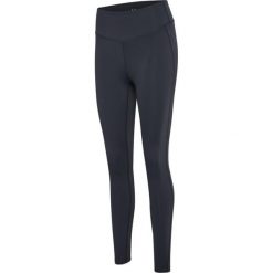 Damskie legginsy Hummel Pulse. Brązowe legginsy sportowe damskie HUMMEL, bez wzorów, z podwyższonym stanem, na fitness i siłownię. Za 263.00 zł.