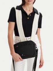 Beverly Hills Polo Club Torebka CEOWB-BHPC-L-007-09 Czarny. Czarne listonoszki damskie Beverly Hills Polo Club, bez wzorów, z materiału, bez dodatków. Za 129.99 zł.