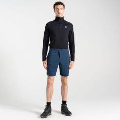 Spodenki męskie Dare2B Torrek sportowe trekkingowe krótkie granatowe. Niebieskie szorty męskie Dare 2b, bez wzorów, z elastanu, sportowe. Za 92.00 zł.