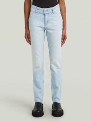 G-Star Dżinsy - Slim fit - w kolorze błękitnym rozmiar: W26/L32. Niebieskie jeansy damskie G-Star. Za 274.10 zł.