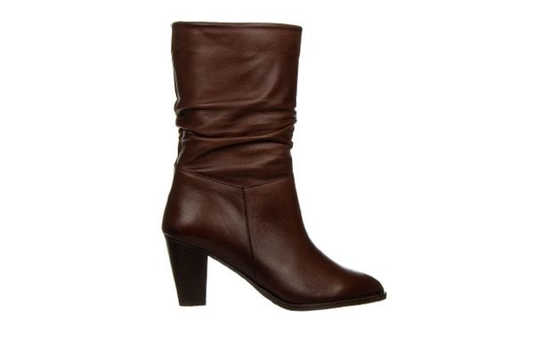 Kozaki Bayla-161 077 44579 Taupe 161568, Brązowy, Skóra naturalna - 40. Brązowe kozaki damskie Bayla, z gumy, bez obcasa, na obcasie. W wyprzedaży za 269.10 zł.