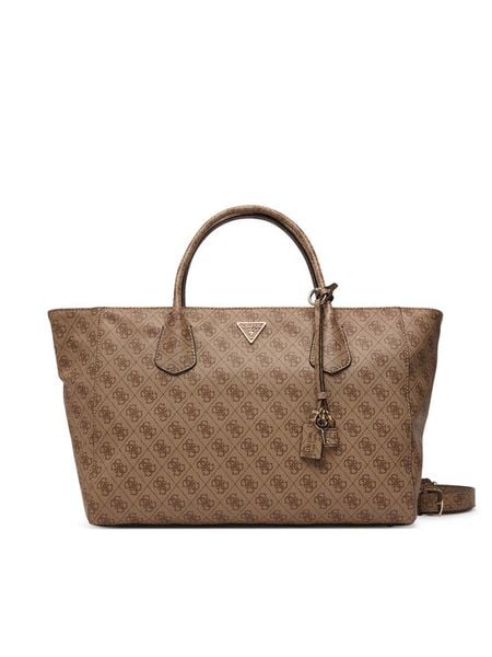Guess Torebka Marissa Logo HWSG24 82240 Brązowy jasny. Brązowe torebki klasyczne damskie Guess, z aplikacjami, ze skóry, bez dodatków. Za 674.99 zł.