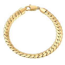 True Rebels Bransoletka ze Stali Nierdzewnej w zlotym Bransoletki 1 ct Męskie. Żółte biżuteria dla mężczyzn True Rebels, pozłacane. Za 149.99 zł.